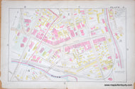 Genuine-Antique-Map-Plate-3-Part-of-Northampton-MA-near-City-Hall--1895-Miller-Maps-Of-Antiquity