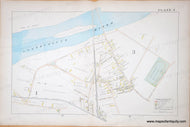 Genuine-Antique-Map-Plate-8-Part-of-Northampton-MA-near-the-Connecticut-River-and-Elwell-State-Park--1895-Miller-Maps-Of-Antiquity