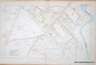 Genuine-Antique-Map-Plate-9-Part-of-Northampton-MA-Smith-College-Quadrangle--1895-Miller-Maps-Of-Antiquity
