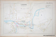 Genuine-Antique-Map-Plate-14---Leeds-Part-of-Northampton-MA-1895-Miller-Maps-Of-Antiquity