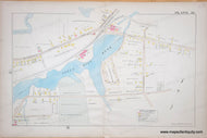 Genuine-Antique-Map-Plate-16-Part-of-Easthampton-MA-near-Lower-Mill-Pond--1895-Miller-Maps-Of-Antiquity