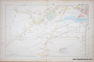 Genuine-Antique-Map-Plate-17-Part-of-Easthampton-MA-near-Main-St-Cemetery--1895-Miller-Maps-Of-Antiquity