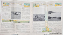 Load image into Gallery viewer, 1909 - Automobile Map of Barnstable County, Cape Cod Mass. - Quaint Cape Cod &amp; Its Summer Delights - Antique Tourism Booklet with Road Map
