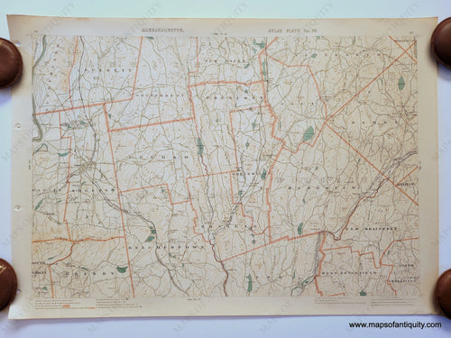 Antique-Printed-Color-Map-Massachusetts-Atlas-Plate-No.-20-US-Massachusetts-Massachusetts-General-1891-G.-H.-Walker-Maps-Of-Antiquity