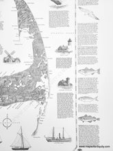 Load image into Gallery viewer, Modern-Printed-Map-A-Geographic-Portrait-of-Cape-Cod-Massachusetts-US-Massachusetts-Cape-Cod-and-Islands-1985-Dana-Gaines-Maps-Of-Antiquity
