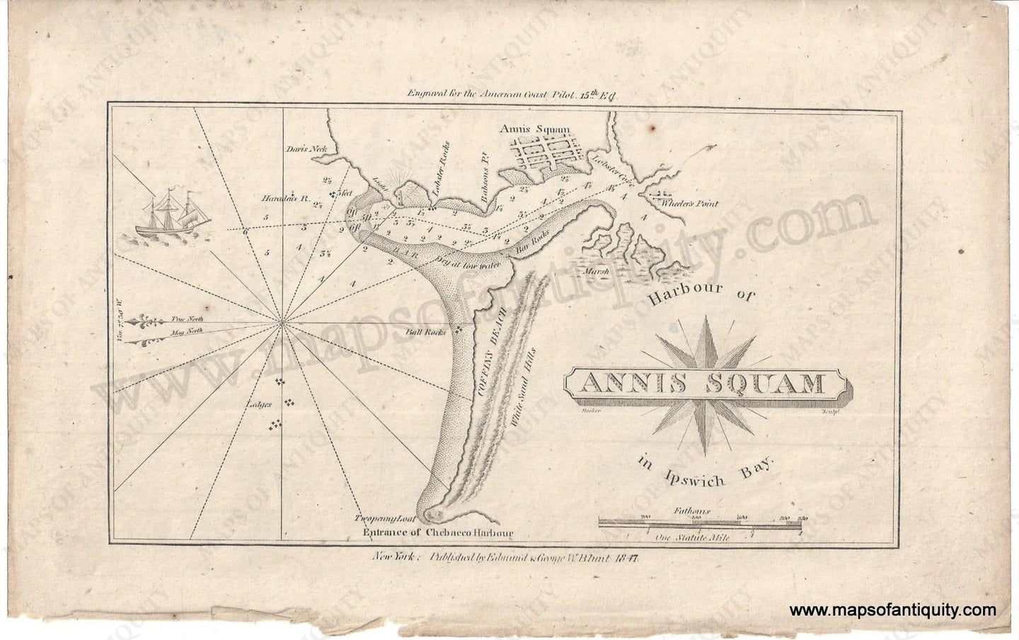 Antique-Map-Harbour-of-Annis-Squam-MA-Chart-Massachusetts-Maps-of-Antiquity