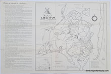 Load image into Gallery viewer, Antique-Map-The-Town-of-Chatham-Cape-Cod-Massachusetts-Incorporated-June-11-1712-US-Massachusetts-1948-William-Miller/Chatham-Chamber-of-Commerce-Maps-Of-Antiquity
