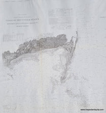 Load image into Gallery viewer, UnColored-Antique-Coastal-Chart--Chart-No.-12-From-Monomoy-and-Nantucket-Shoals-to-Muskeget-Channel-Mass.-US-Massachusetts-Cape-Cod-and-Islands-1860-U.S.-Coast-Survey-Maps-Of-Antiquity
