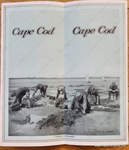 Load image into Gallery viewer, 1930S - Come To Cape Cod The Land Of The Early American Antique Tourism Booklet With Road Map
