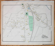 Load image into Gallery viewer, 1889 - Part Of Lexington Verso: Towns Bedford And Antique Map Genuine Color
