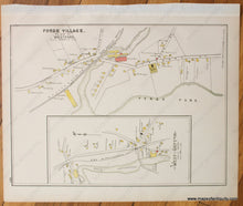 Load image into Gallery viewer, 1889 - Groton Verso And Westford (Ma) Antique Map Genuine
