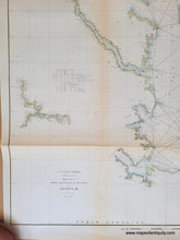 Load image into Gallery viewer, 1855 - Chesapeake Bay, Sketch C, Section No. III - Antique Chart
