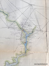 Load image into Gallery viewer, 1875 - Chesapeake Bay, Sketch C, Section No. III - Antique Chart
