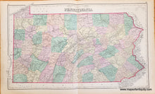 Load image into Gallery viewer, Antique-Hand-Colored-Map-Pennsylvania-Philadelphia-Gray&#39;s-Atlas-City-of-Baltimore-United-States-Maryland-1874-Gray-Maps-Of-Antiquity
