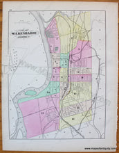 Load image into Gallery viewer, 1872 - Map Of The Cities Pittsburgh Allegheny And Vicinity; Verso: City Scranton Pa Wilkesbarre
