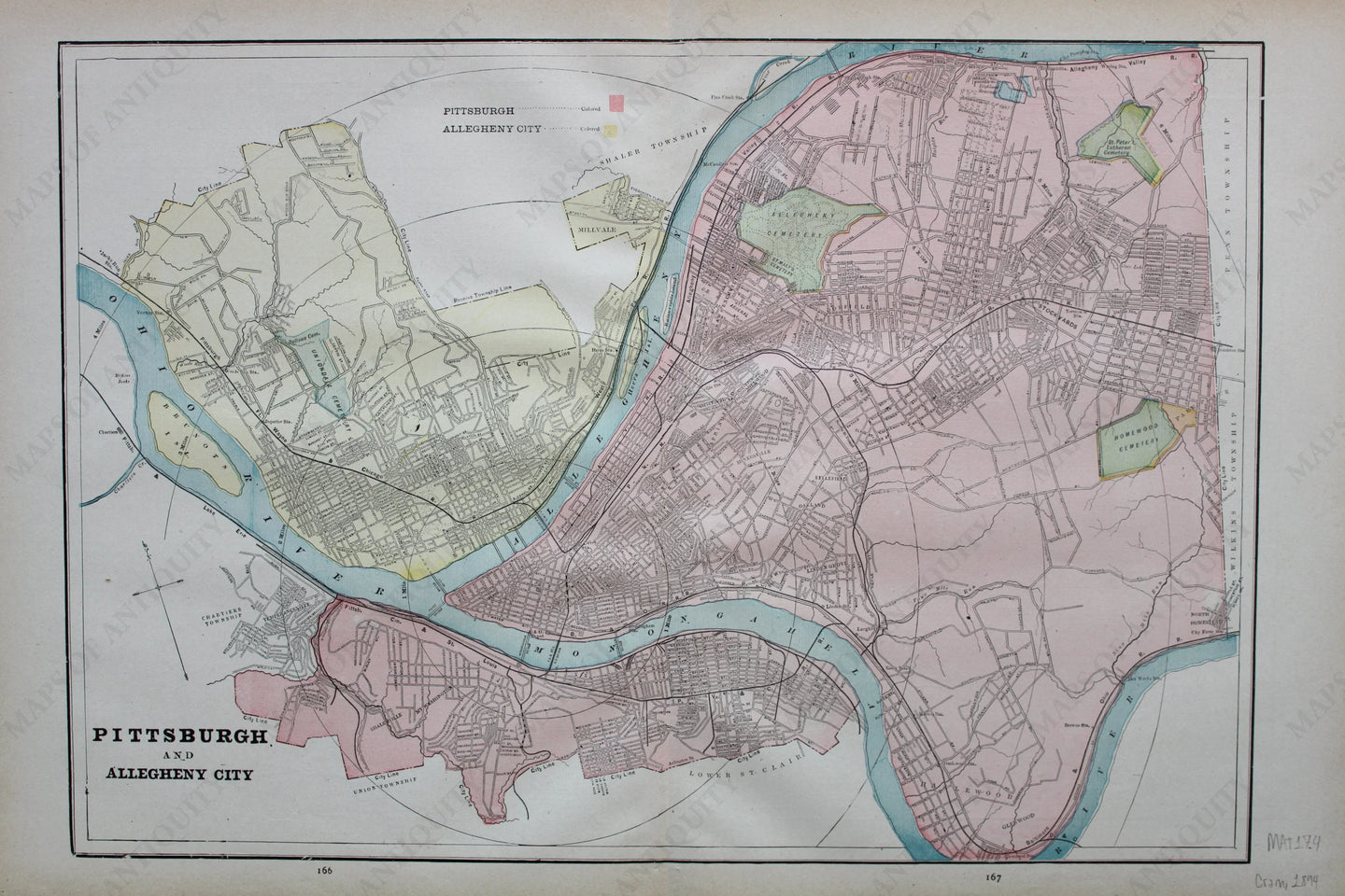 Antique-Map-Pittsburgh-Allegheny-City-North-Side-Cram-1894