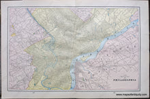 Load image into Gallery viewer, 1892 - Map Of Washington Dc; Versos: New Driving Philadelphia Baltimore Antique Chart Genuine
