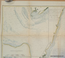 Load image into Gallery viewer, 1855 - Preliminary Chart of the Sea Coast of Virginia and Entrance to Chesapeake Bay- Antique Chart
