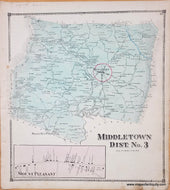 Genuine-Antique-Map-Middletown-Dist-No-3-Maryland---plate-13-1873-Titus-Maps-Of-Antiquity