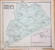 Genuine-Antique-Map-Urbana-Dist-No-7-Maryland---plate-21-1873-Titus-Maps-Of-Antiquity
