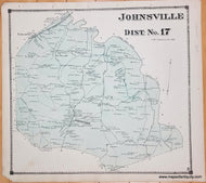 Genuine-Antique-Map-Johnsville-Dist-No-17-Maryland---plate-41-1873-Titus-Maps-Of-Antiquity