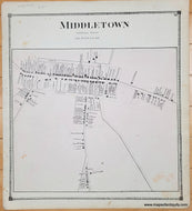 Genuine-Antique-Map-Middletown-Center--Maryland--1873-Titus-Maps-Of-Antiquity