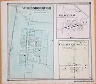 Genuine-Antique-Map-Woodsborough-Center--Graceham-Mechanicstown-Dist--and-Creagerstown-Center--Maryland---plate-71-1873-Titus-Maps-Of-Antiquity