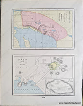 Load image into Gallery viewer, 1892 - Map Of The Earliest Historic Regions And Birthplace Civilization; Verso: Solomon’s Kingdom
