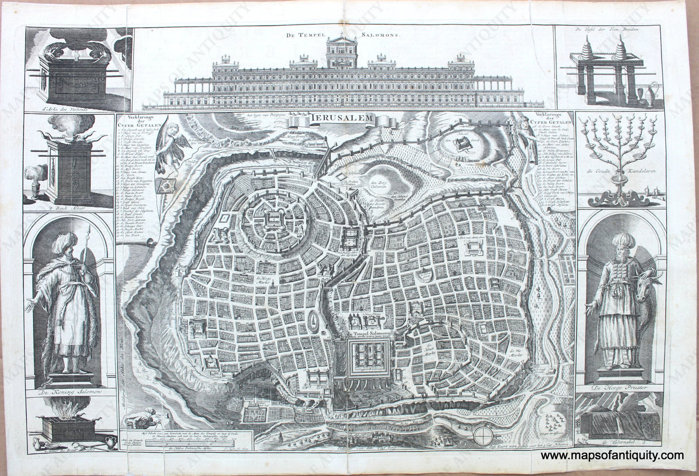 1744 - Ierusalem (Jerusalem) - Antique Map