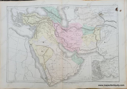 Genuine-Antique-Map-Carte-Physique-et-Politique-de-l'Asie-Occidentale-camparee-entrÃ©e-la-Mediterranee-et-l'Indus---Physical-and-Political-Map-of-Western-Asia-between-the-Mediterranean-and-India-1875-Drioux-&-Leroy-MID212-Maps-Of-Antiquity