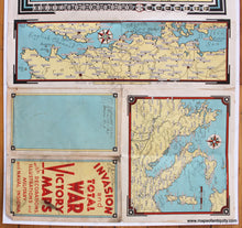 Load image into Gallery viewer, 1942 - Invasion And Total War Victory Maps World Ii Antique Map Printed-Color Folding
