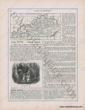 Load image into Gallery viewer, 1848 - State Of Tennessee Verso Kentucky Antique Map Genuine Printed-Color
