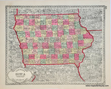Load image into Gallery viewer, MWE478-Antique-Map-Tunisons-Illinois-verso-Tunisons-Iowa-United-States-Illinois-1888-Tunison-Maps-Of-Antiquity-1800s-19th-century
