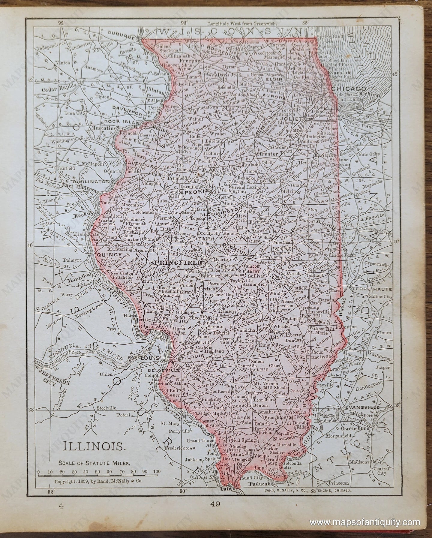 Genuine-Antique-Map-Illinois-1900-Rand-McNally-Maps-Of-Antiquity