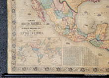 Load image into Gallery viewer, 1853 - New Map of North America - Antique Map
