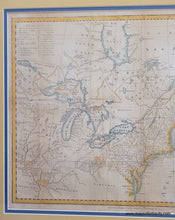 Load image into Gallery viewer, Antique-hand-colored-framed-Map-A-Map-of-the-Northern-&amp;-Middle-States;-Comprehending-the-Western-Territory-&amp;-the-British-Dominions-in-north-America.-From-the-Best-Authorities.-North-America--1792-Morse-Maps-Of-Antiquity-1800s-19th-century
