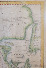 Load image into Gallery viewer, Antique-hand-colored-framed-Map-A-Map-of-the-Northern-&amp;-Middle-States;-Comprehending-the-Western-Territory-&amp;-the-British-Dominions-in-north-America.-From-the-Best-Authorities.-North-America--1792-Morse-Maps-Of-Antiquity-1800s-19th-century
