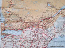 Load image into Gallery viewer, Genuine-Antique-Map-Sectional-Map-indicating-Main-Automobile-Roads-between-Canada-United-States-Atlantic-Sheet--1928-Department-of-the-Interior-Canada-Maps-Of-Antiquity
