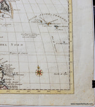 Load image into Gallery viewer, 1750 circa - Early North America - Carta Geografica delle America Settentrionale - Genuine Antique Map
