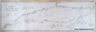 Black and white antique chart of Long Island Sound showing the coast lines of Connecticut and Northern Long Island. Some small red dots indicate beacons and light houses. Black-and-White-Linen-Backed-Antique--Nautical-Chart-Eldridge's-Chart-of-Long-Island-Sound-New-York-city-to-new-london-Connecticut-Long-Island-1916-Eldridge-Maps-Of-Antiquity