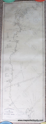 Antique-Coastal-Chart-Gloucester-to-Entrance-of-Kennebec-River-Eldridge-Chart-E**********-United-States-Northeast-1896-George-W.-Eldridge-Maps-Of-Antiquity