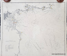 Load image into Gallery viewer, 1902 - Geo. W. Eldridge&#39;s Chart D, Massachusetts Bay and the Coast from Chatham to Gloucester - Antique Chart
