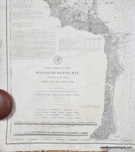 Load image into Gallery viewer, 1872 / 1878 - Chart No. 9, Boston Bay and Approaches - Antique Coast Chart
