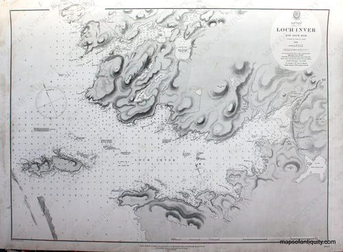 Black-and-White-Antique-Chart-Loch-Inver-and-Loch-Roe-Scotland-**UNAVAILABLE**-United-Kingdom-Scotland-1894-British-Admiralty-Maps-Of-Antiquity