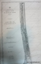 Load image into Gallery viewer, 1882 - Coast Chart No. 160 Halifax River To Mosquito Lagoon Florida Antique Genuine Nautical
