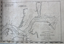 Load image into Gallery viewer, 1832 - Cape Fear To St. Augustine Chart Antique Genuine Nautical
