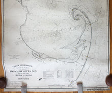 Load image into Gallery viewer, 1895 - Geo. W. Eldridge’s Chart D Massachusetts Bay And The Coast From Chatham To Gloucester
