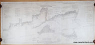1860 - Coast Charts Nos. 12, 13 & 14, Coast of the United States, Monomoy and Nantucket Shoals to Block Island - Antique Chart