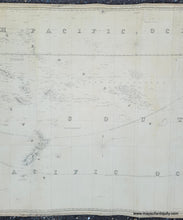 Load image into Gallery viewer, Genuine-Antique-Nautical-Chart-A-New-Chart-of-the-South-Pacific-Ocean-including-Australia-the-East-India-Islands-Polynesia-the-Western-Coast-of-South-America-1849-1855-Imray-Maps-Of-Antiquity
