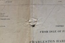 Load image into Gallery viewer, 1914 - South Carolina - From Isle of Palms to Hunting Island including Charleston Harbor and St. Helena Sound  - Antique Chart

